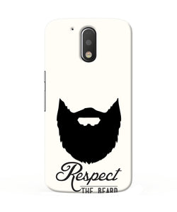 Respect the Beard Moto G4/G4 plus Real 4D Back Cover