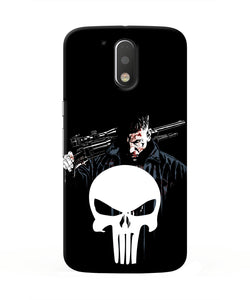 Punisher Character Moto G4/G4 plus Real 4D Back Cover