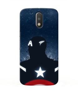 Captain america Shield Moto G4/G4 plus Real 4D Back Cover