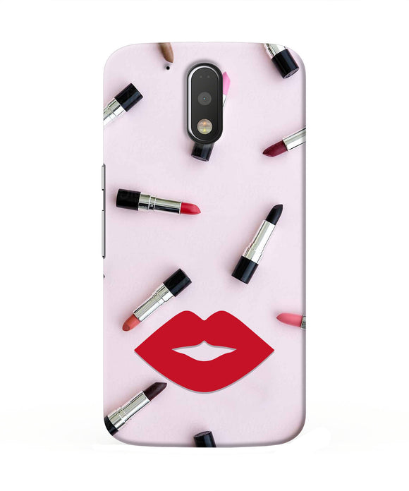 Lips Lipstick Shades Moto G4/G4 plus Real 4D Back Cover