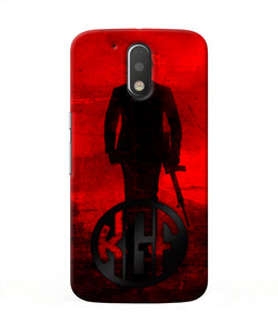 Rocky Bhai K G F Chapter 2 Logo Moto G4/G4 plus Real 4D Back Cover