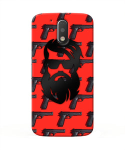 Rocky Bhai Beard Look Moto G4/G4 plus Real 4D Back Cover