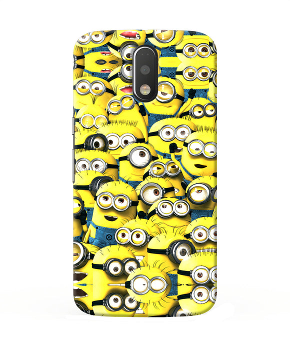 Minions Mini Crowd Moto G4 / G4 Plus Back Cover