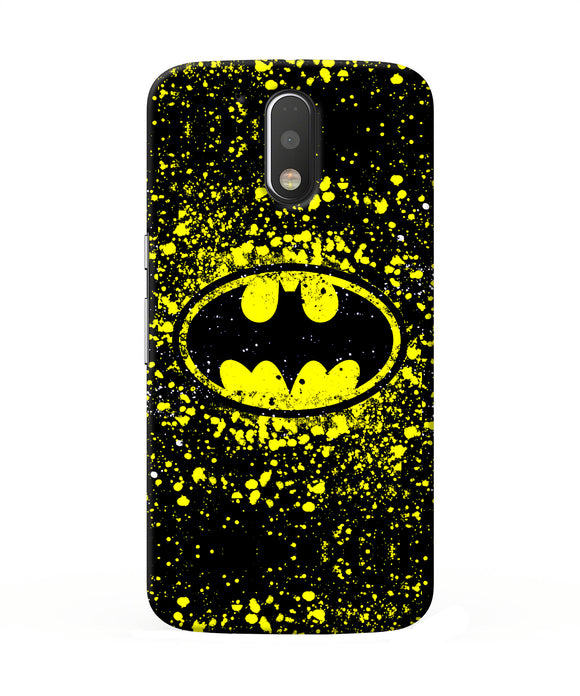 Batman Last Knight Print Yellow Moto G4 / G4 Plus Back Cover