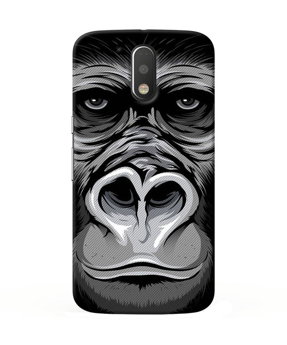 Black Chimpanzee Moto G4 / G4 Plus Back Cover
