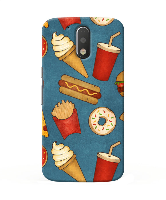 Abstract Food Print Moto G4 / G4 Plus Back Cover