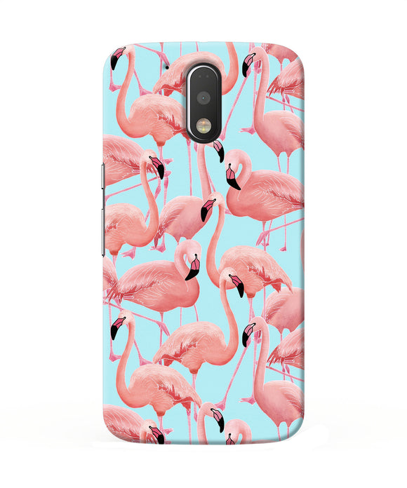 Abstract Sheer Bird Print Moto G4 / G4 Plus Back Cover
