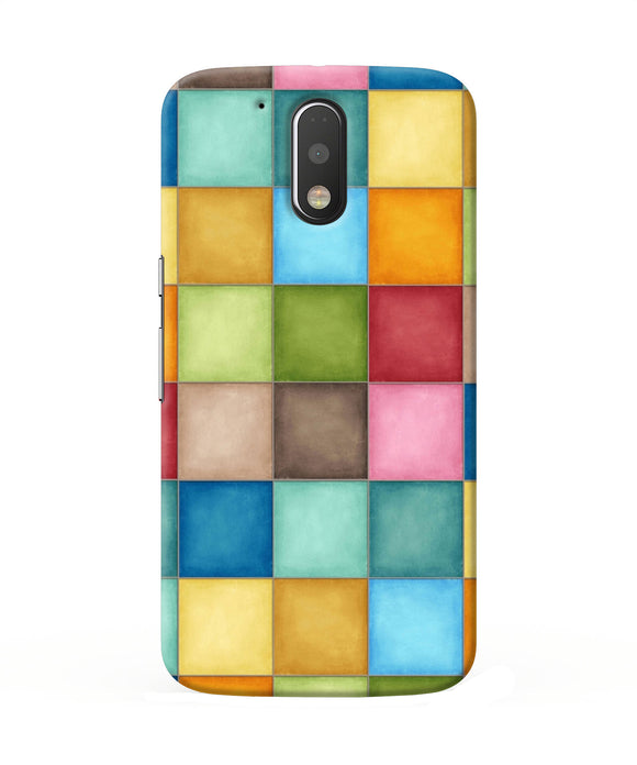 Abstract Colorful Squares Moto G4 / G4 Plus Back Cover