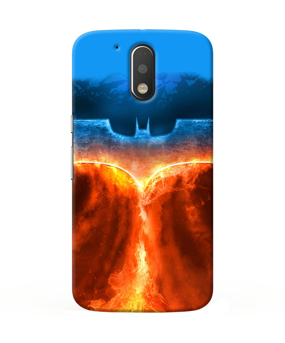 Burning Batman Logo Moto G4 / G4 Plus Back Cover
