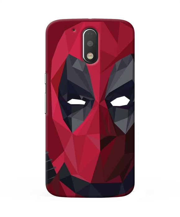 Abstract Deadpool Mask Moto G4 / G4 Plus Back Cover