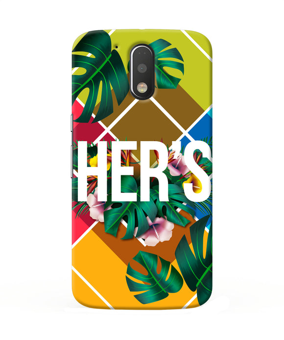 His Her Two Moto G4 / G4 Plus Back Cover