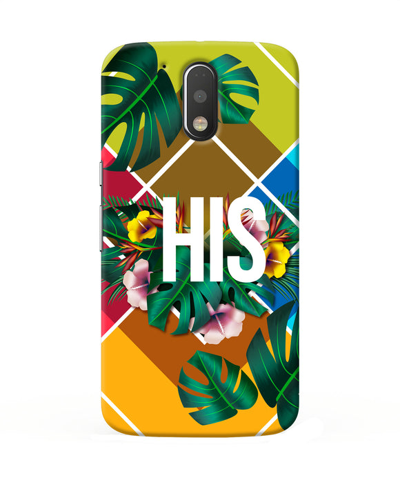 His Her One Moto G4 / G4 Plus Back Cover