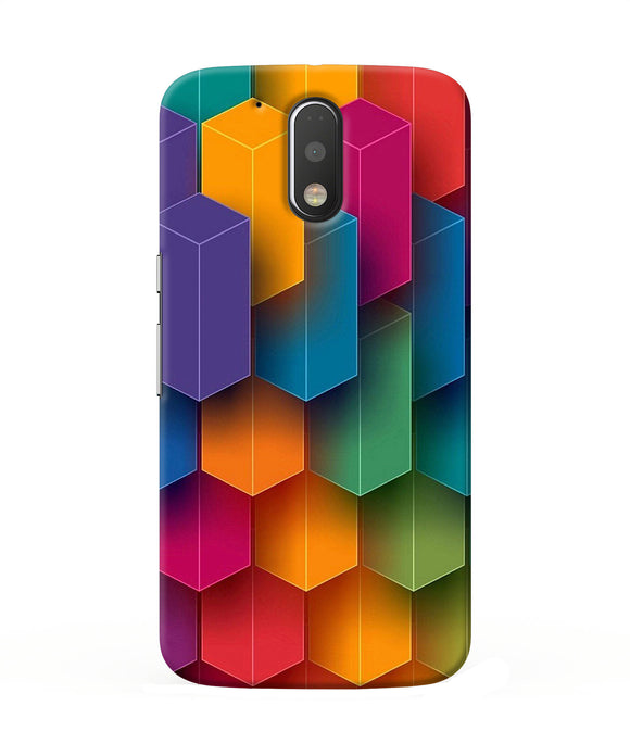 Abstract Rectangle Print Moto G4 / G4 Plus Back Cover