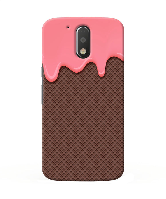 Waffle Cream Biscuit Moto G4 / G4 Plus Back Cover