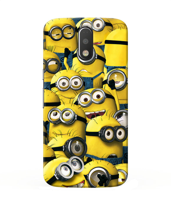 Minions Crowd Moto G4 / G4 Plus Back Cover