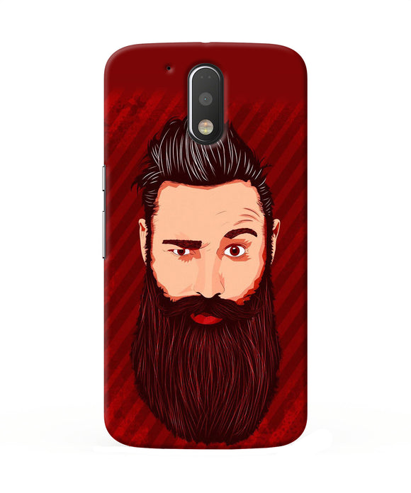 Beardo Character Moto G4 / G4 Plus Back Cover