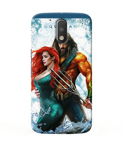 Aquaman Couple Water Moto G4 / G4 Plus Back Cover