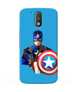 Captain America Character Moto G4 / G4 Plus Back Cover