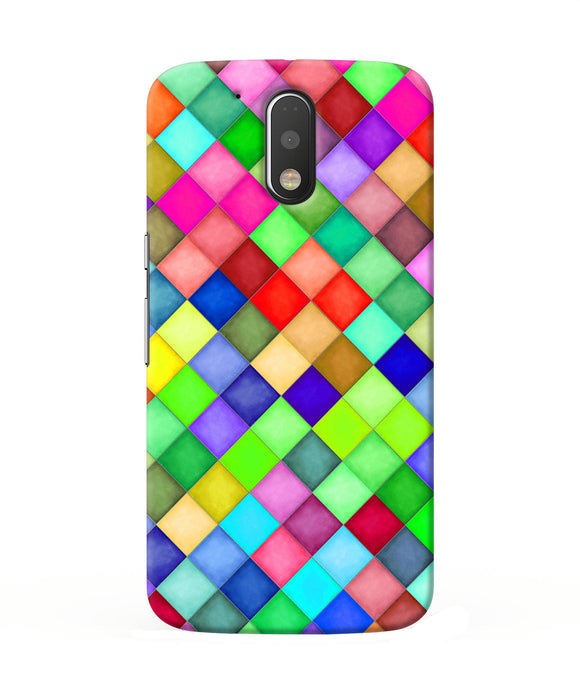 Abstract Colorful Squares Moto G4 / G4 Plus Back Cover