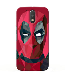 Abstract Deadpool Full Mask Moto G4 / G4 Plus Back Cover