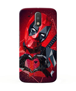 Deadpool Love Moto G4 / G4 Plus Back Cover