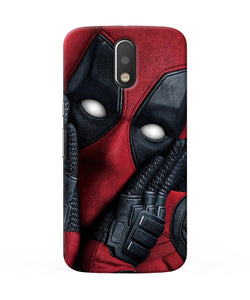 Thinking Deadpool Moto G4 / G4 Plus Back Cover