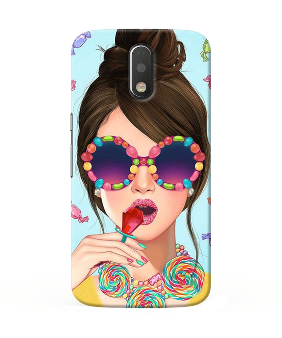 Fashion Girl Moto G4 / G4 Plus Back Cover