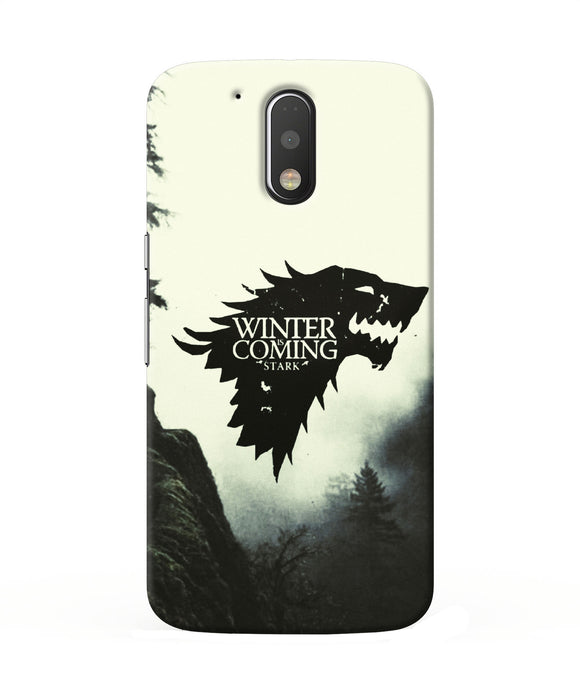 Winter Coming Stark Moto G4 / G4 Plus Back Cover