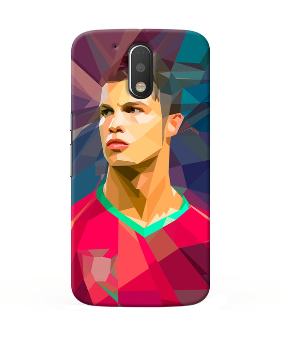 Abstract Ronaldo Moto G4 / G4 Plus Back Cover