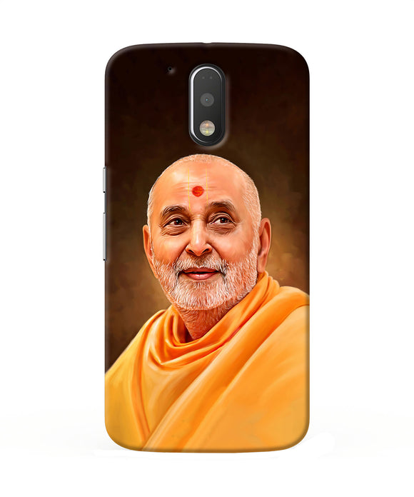 Pramukh Swami Painting Moto G4 / G4 Plus Back Cover