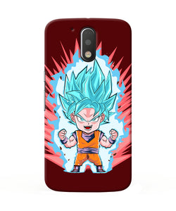 Goku Little Character Moto G4 / G4 Plus Back Cover