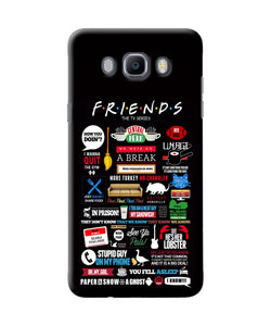Friends Samsung J7 2016 Back Cover