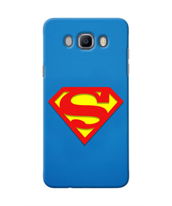 Superman Blue Samsung J7 2016 Real 4D Back Cover