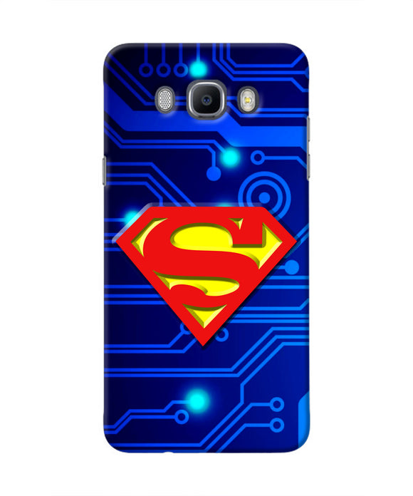 Superman Abstract Samsung J7 2016 Real 4D Back Cover