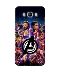 Avengers Superheroes Samsung J7 2016 Real 4D Back Cover