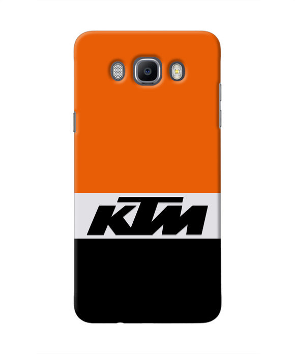 KTM Colorblock Samsung J7 2016 Real 4D Back Cover