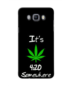 Weed Quote Samsung J7 2016 Real 4D Back Cover