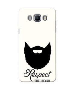 Respect the Beard Samsung J7 2016 Real 4D Back Cover