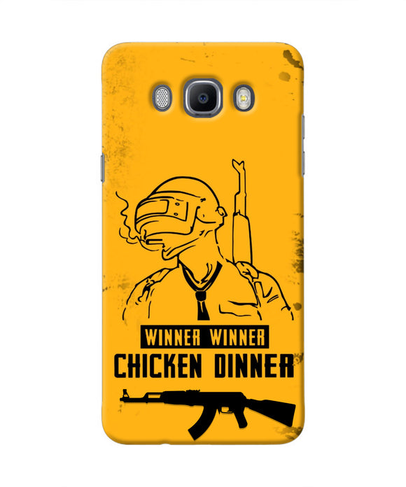 PUBG Chicken Dinner Samsung J7 2016 Real 4D Back Cover