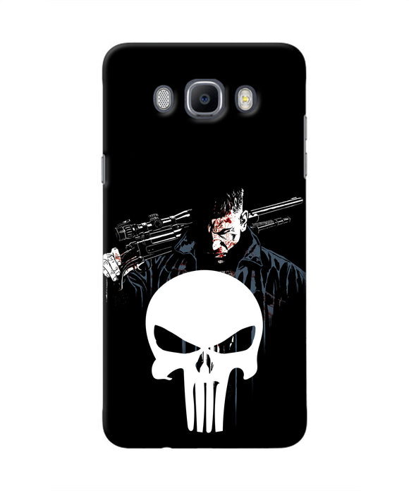 Punisher Character Samsung J7 2016 Real 4D Back Cover