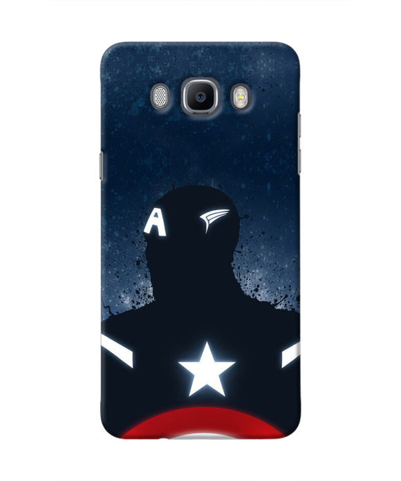 Captain america Shield Samsung J7 2016 Real 4D Back Cover