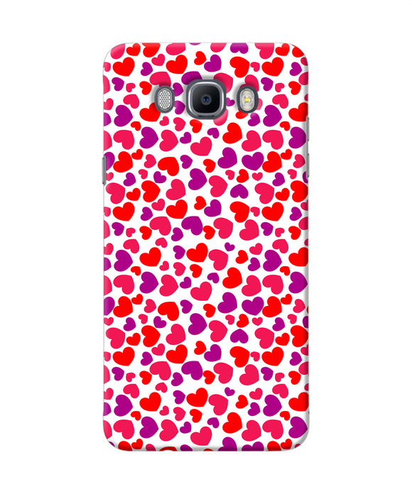 Heart Print Samsung J7 2016 Back Cover