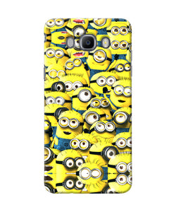 Minions Mini Crowd Samsung J7 2016 Back Cover