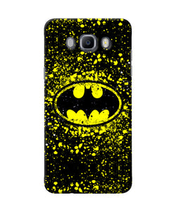 Batman Last Knight Print Yellow Samsung J7 2016 Back Cover