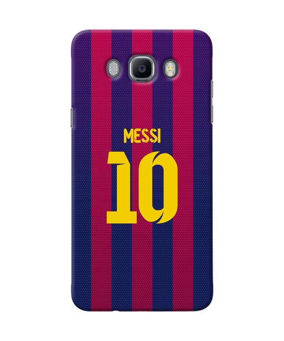 Messi 10 Tshirt Samsung J7 2016 Back Cover
