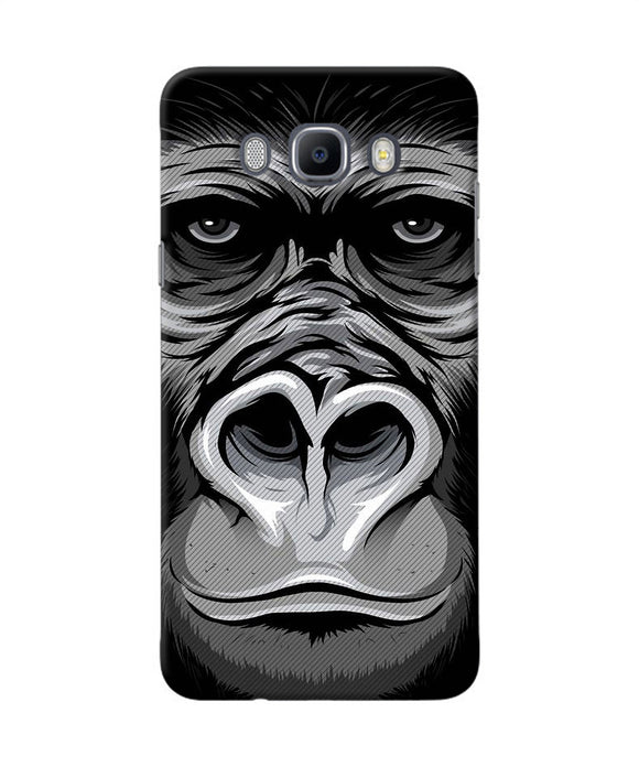 Black Chimpanzee Samsung J7 2016 Back Cover