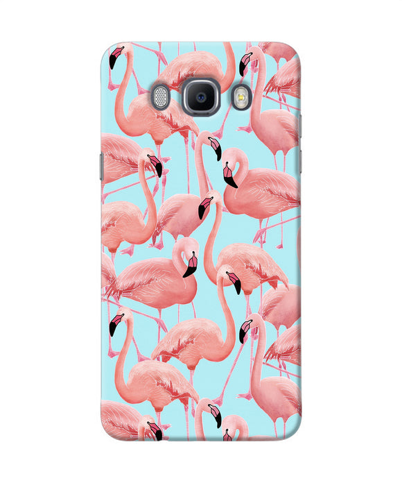 Abstract Sheer Bird Print Samsung J7 2016 Back Cover