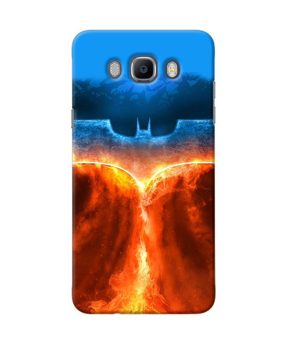 Burning Batman Logo Samsung J7 2016 Back Cover