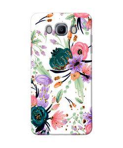 Abstract Flowers Print Samsung J7 2016 Back Cover