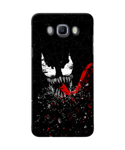 Venom Black Poster Samsung J7 2016 Back Cover